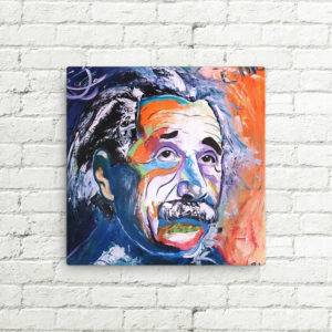Einstein Canvas Print - Jose De Olio