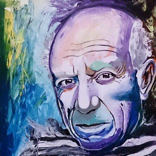 Pablo Picasso_acrylic on canvas